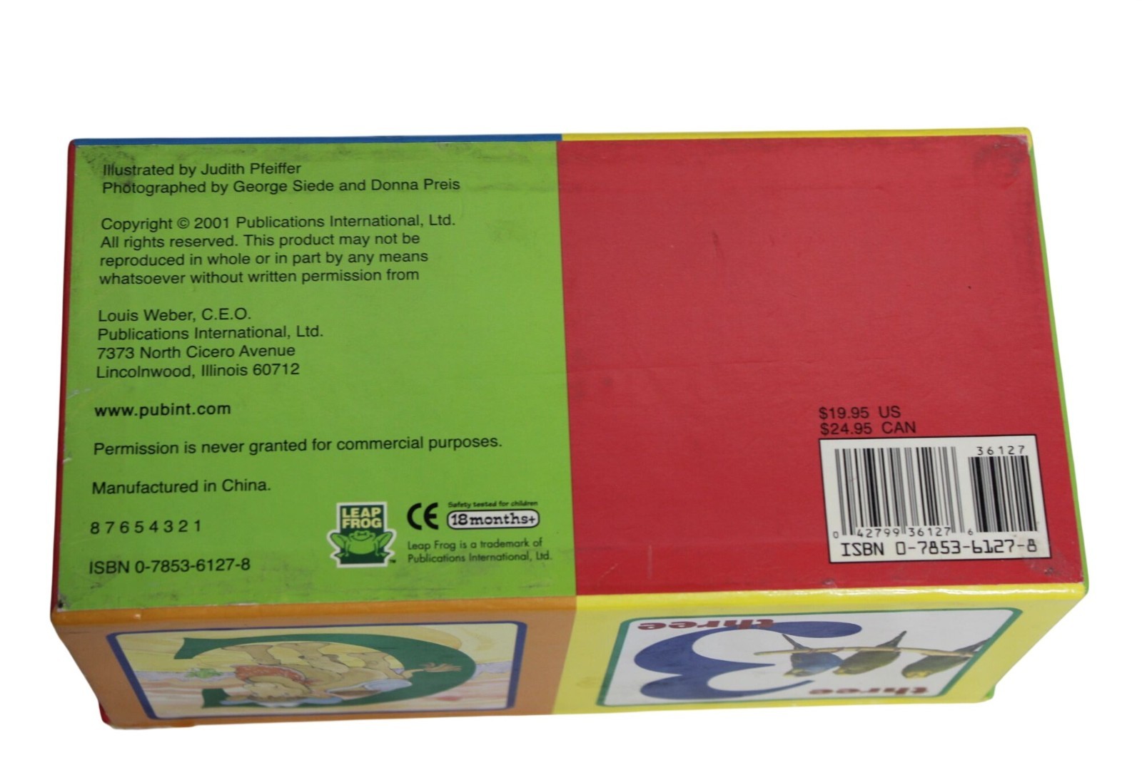 Vintage Leap Frog Smart Child Discovery Set 2-IN-1 Alphabet & Counting Cards