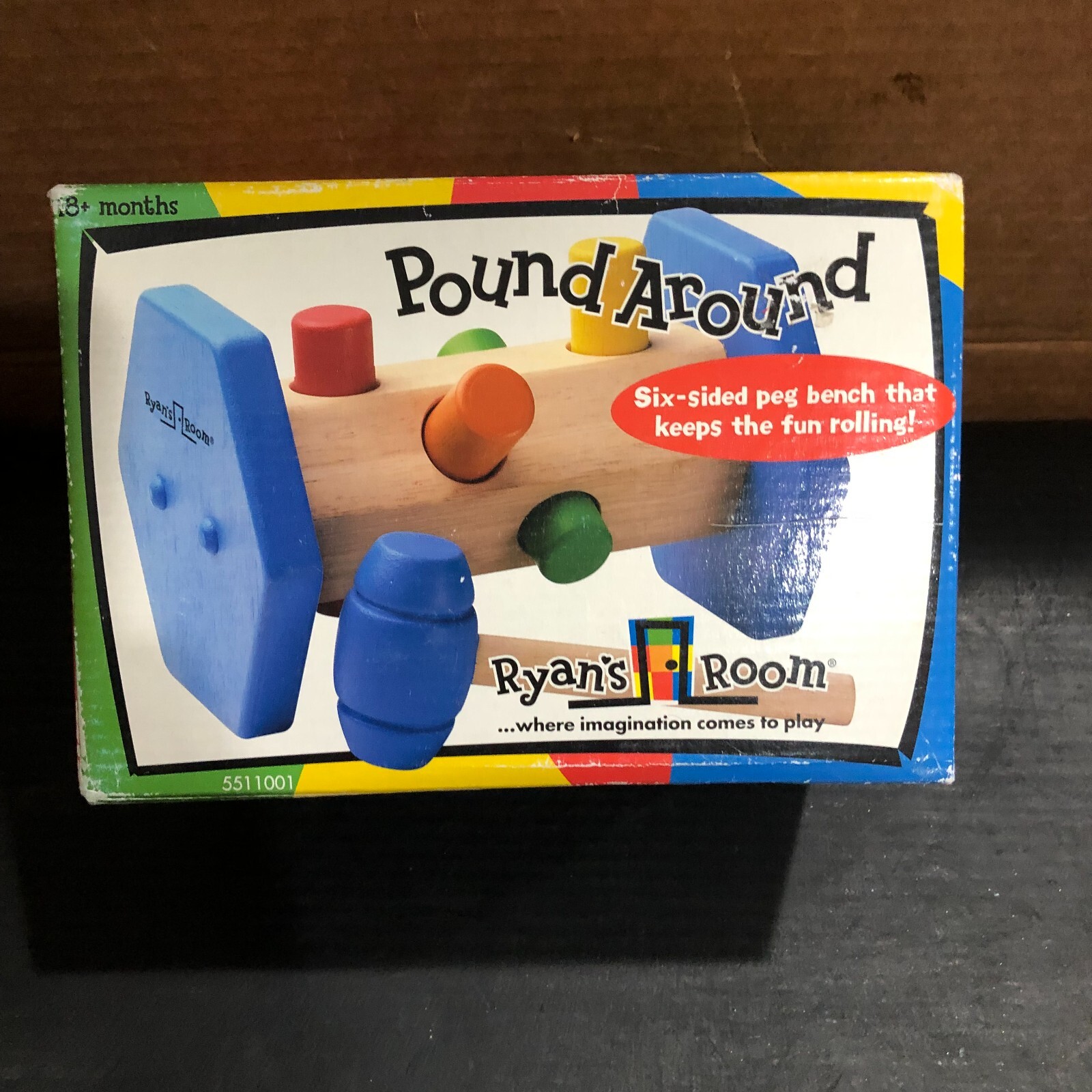 RYAN’S ROOM WOODEN POUND ARROUND 18+ MONTHS, NEW FREE SHIPPING