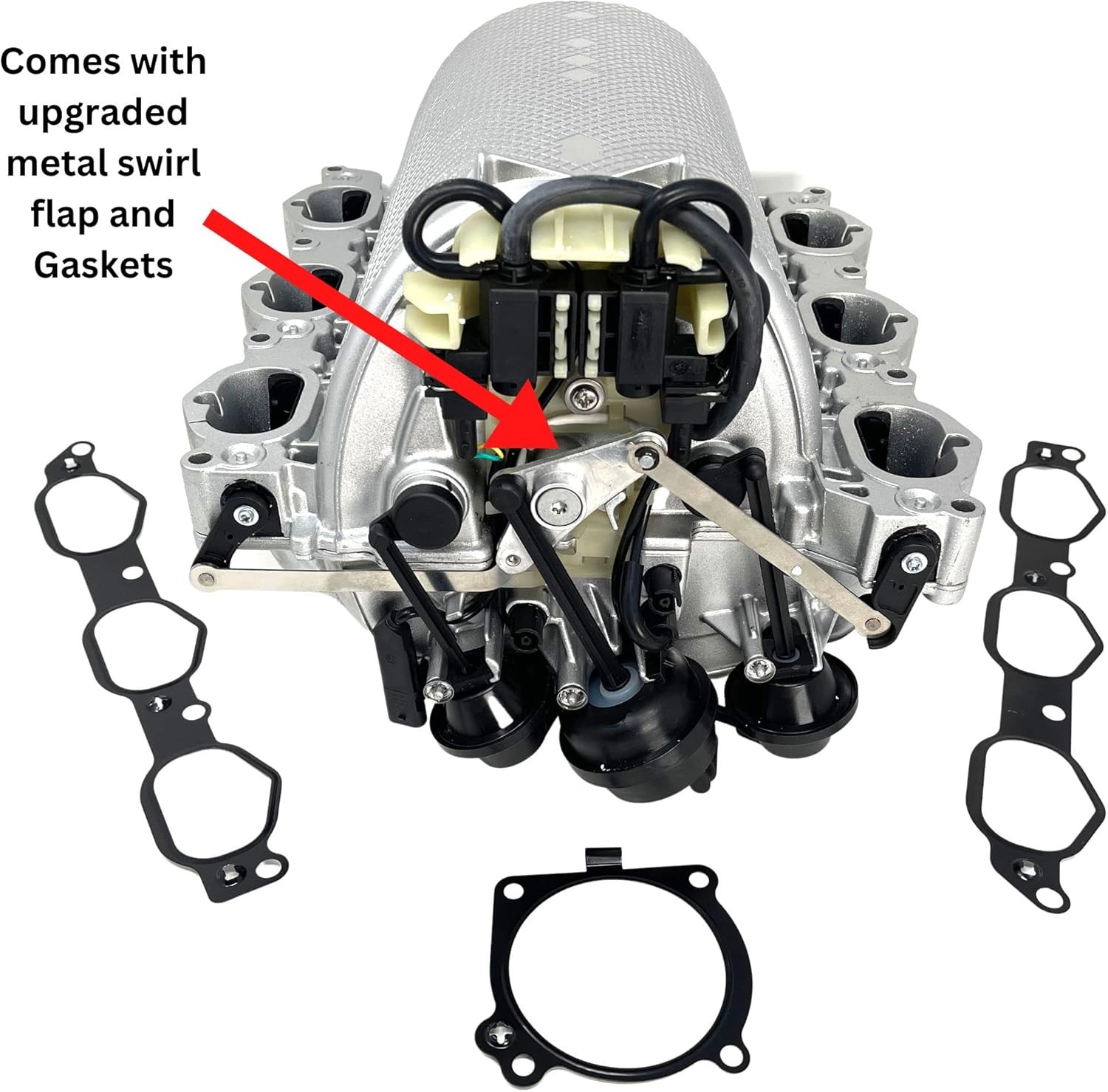 Upgraded Air Intake Manifold Kit Assembly Compatible with Mercedes-Benz C300 C35