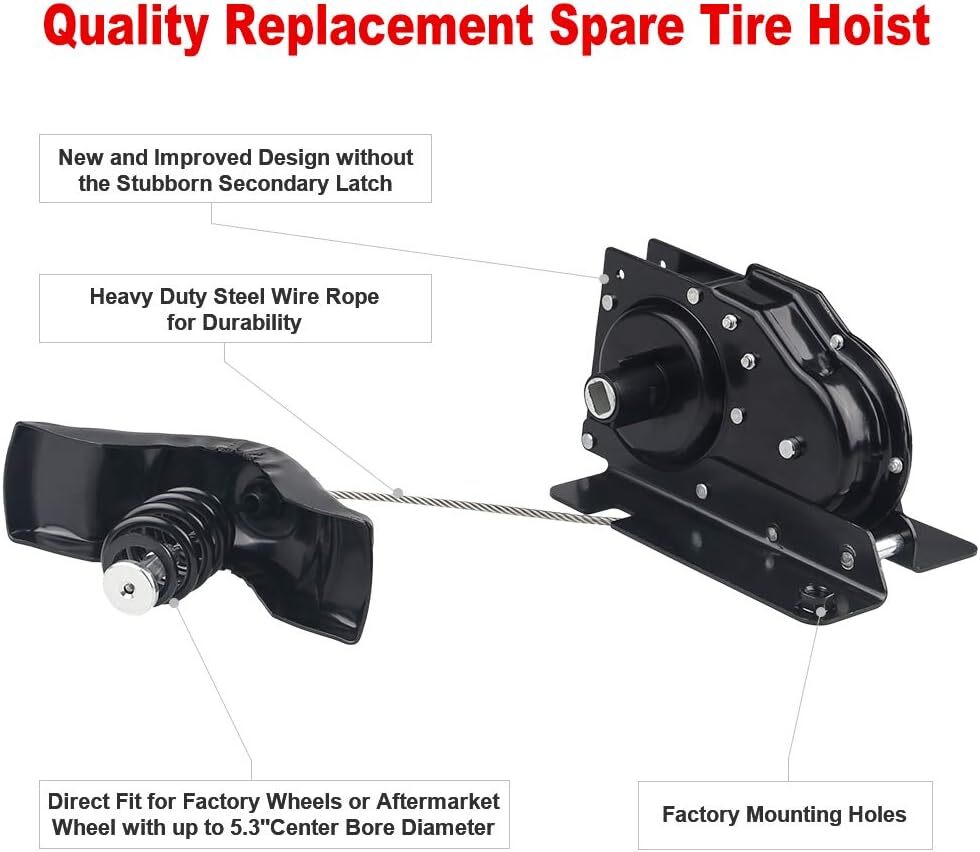 Spare Tire Hoist Replacement for 924-528 924528 Compatible with Ford F250 F350