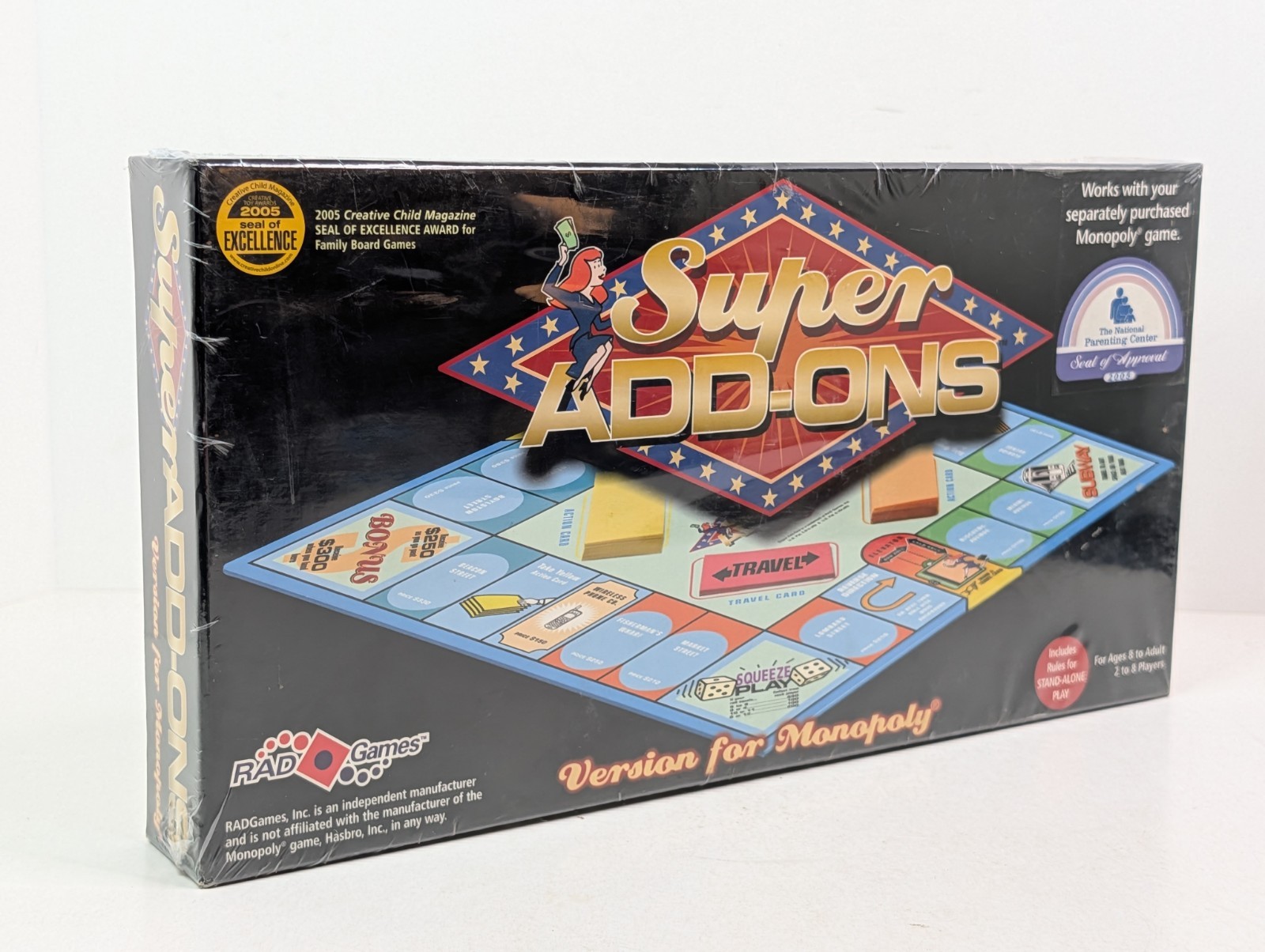 Super Add-Ons Version For Monopoly Game Board Party Family Fun 2 To 8 Players