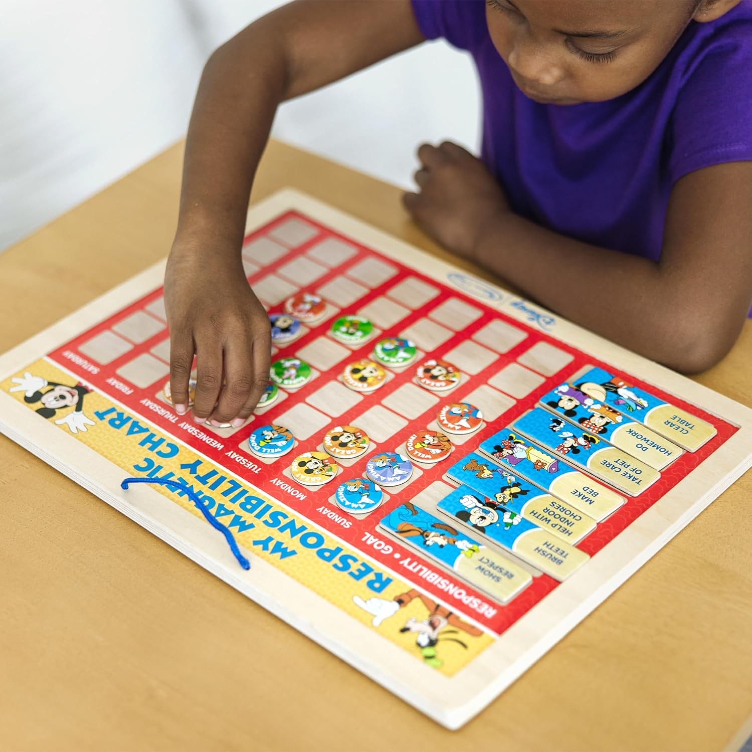 Mickey Mouse Clubhouse My Magnetic Responsibility Chart Toddler Routine Kids