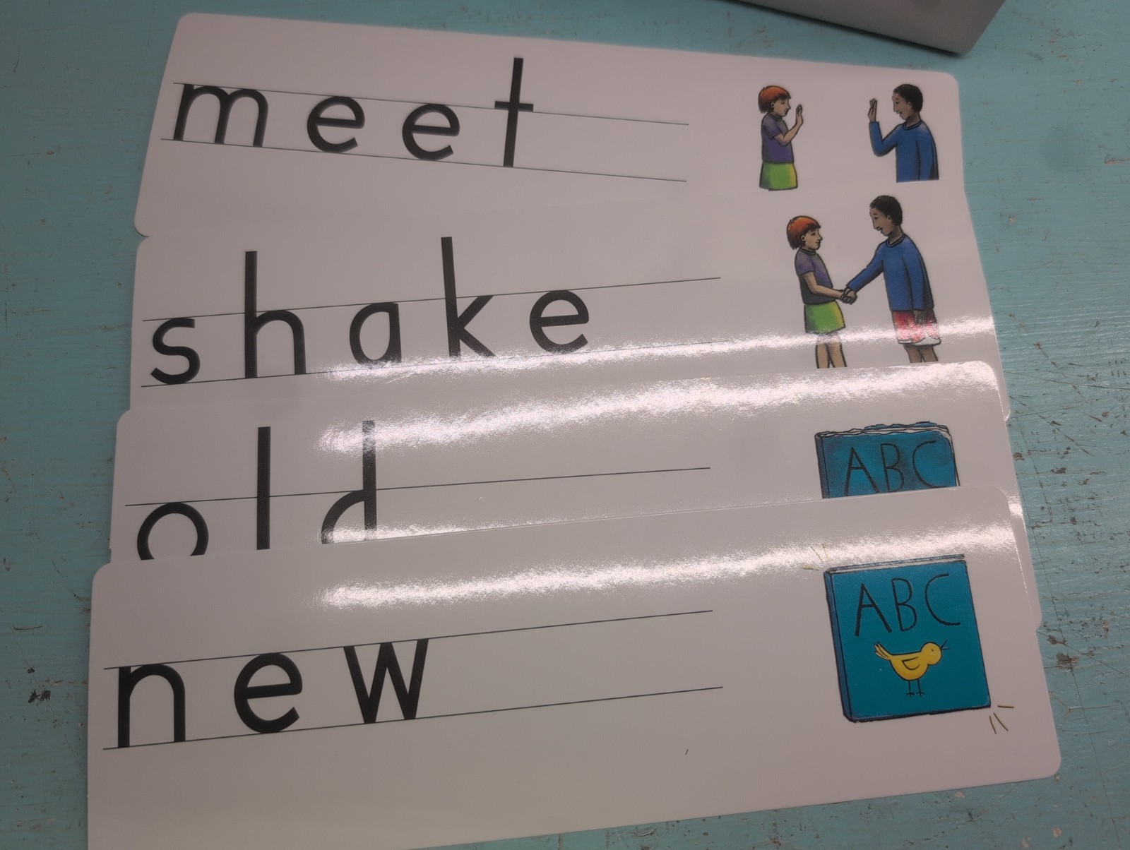 Word Time – Learning Without Tears – Laminated Cards – Literacy Teacher Student