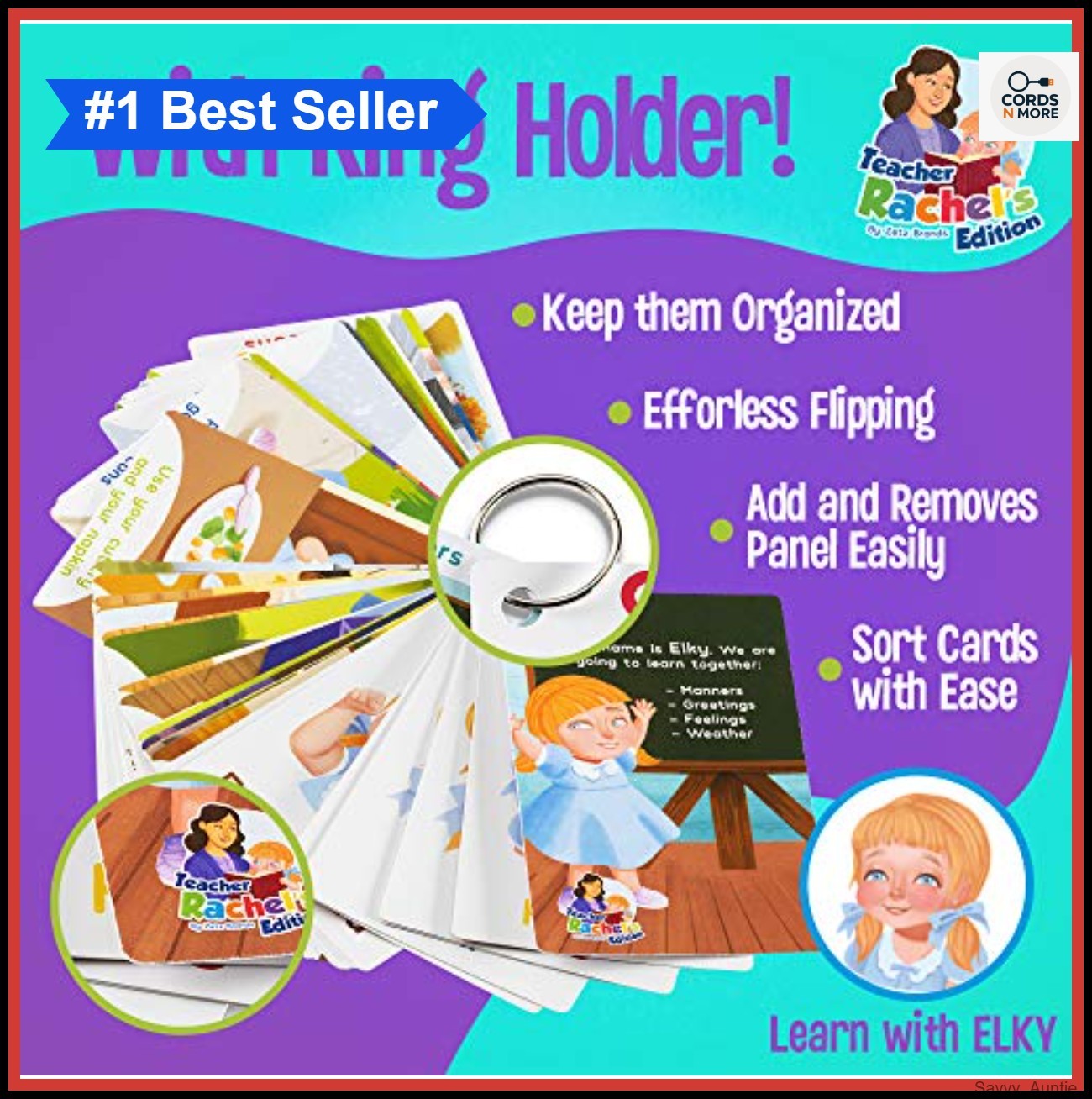 Flash Cards Set 184 Toddlers First Words Alphabet Colors Shapes Numbers