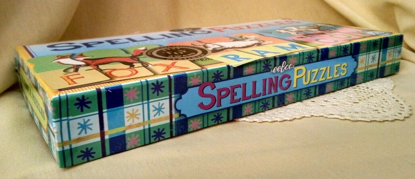 Spelling Puzzles New eeBoo Make Animal Spell Word Kevin Hawkes 2016 Qty 10