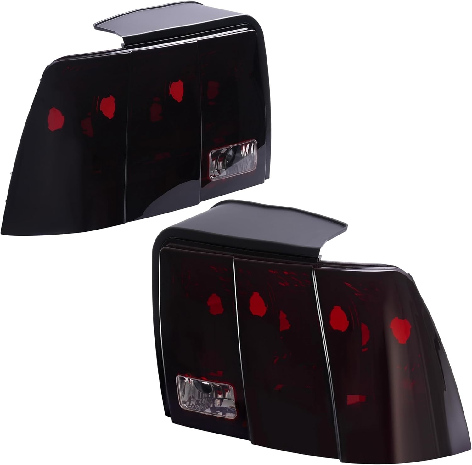 Pair Tail Lights Compatible with 1999-2004 Ford Mustang Replacement for FO281810