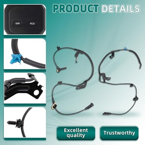 AUTOKAY 4 x ABS Wheel Speed Sensor Front Rear R & L Fits for Compass Patriot