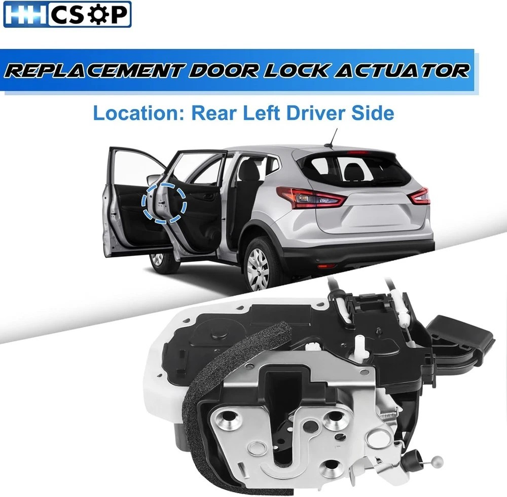 Rear Left Driver Side Door Lock Actuator Latch Assembly Replacement for Nissan