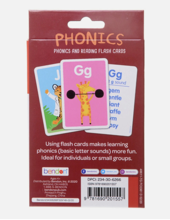 52 Alphabet Fun Flash Cards + 36 flash cards PHONICS short i + Go fish card game