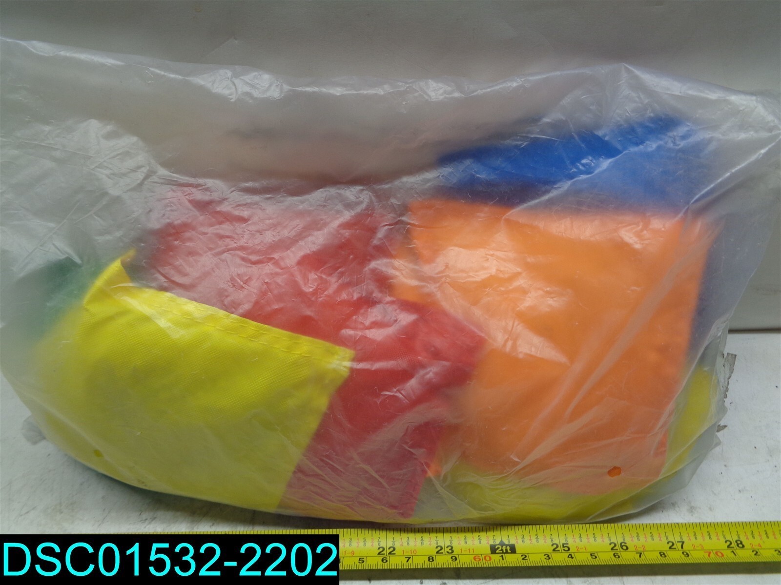 Qty = 12: Multi Colored Beanbags 4″ Square P/N CBB