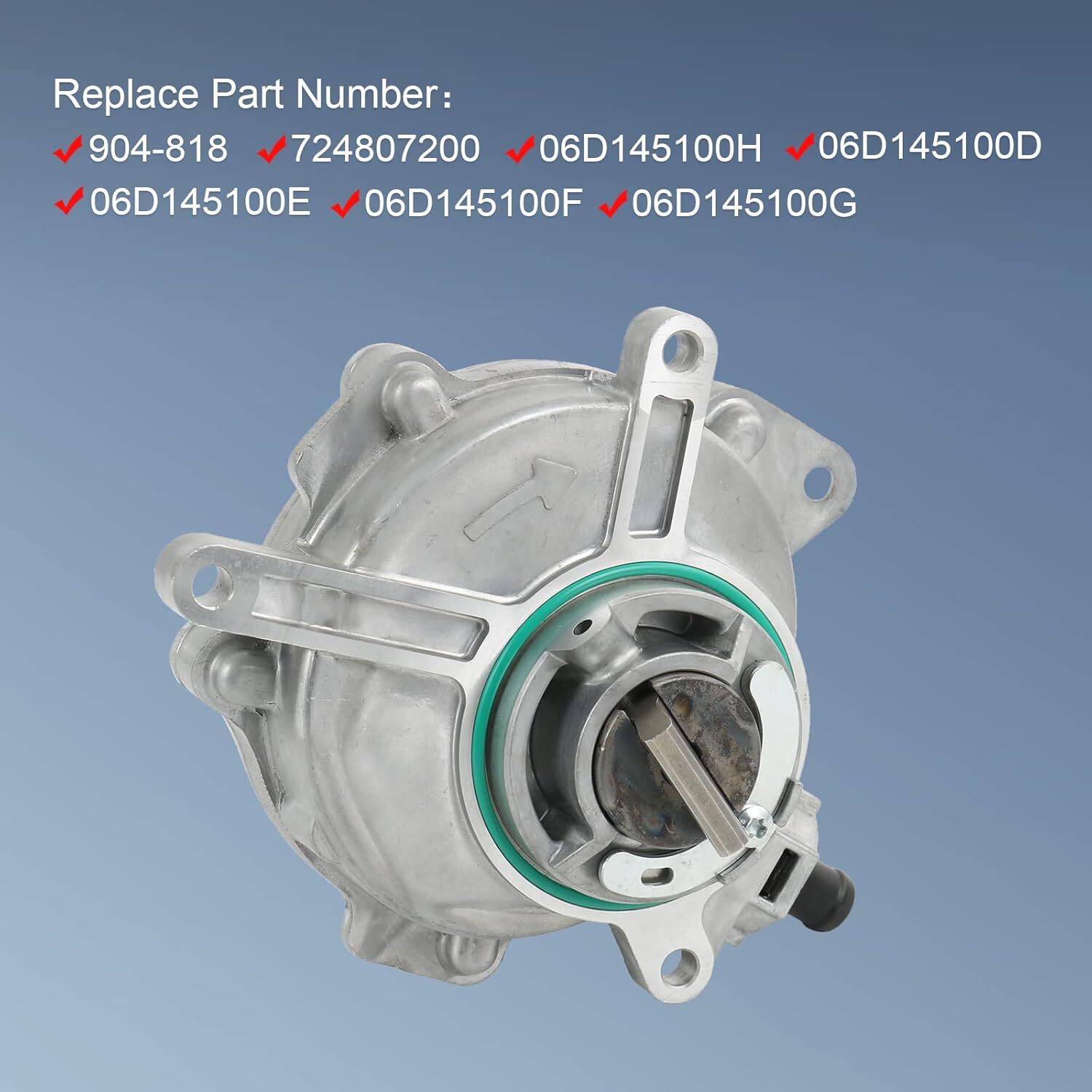 Brake Booster Vacuum Pump Compatible with Audi A3 A4 TT VW Eos GTI Jetta Passat