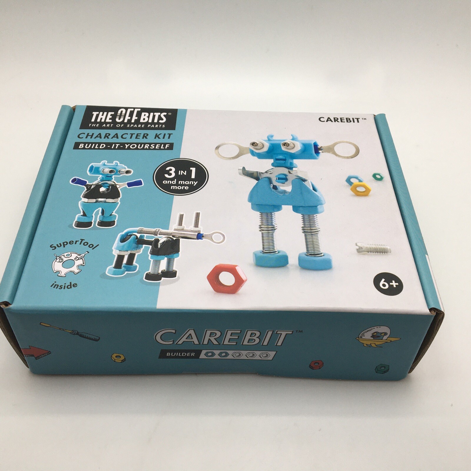 CareBit Fat Brain Toy Co 3 Model Collaboration OFFBITS Kit Ages 6+ New Free Ship