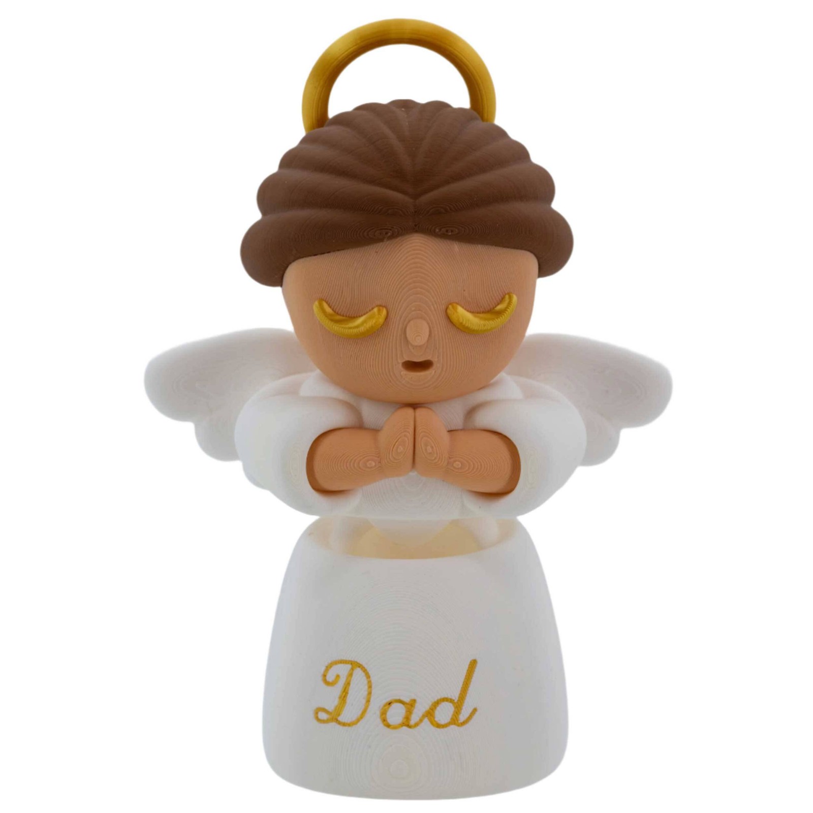 3D Printed Angel | 6″ x 4″ x 2.5″ | 3 oz | Mom & Dad Design | Black Sheep Produc