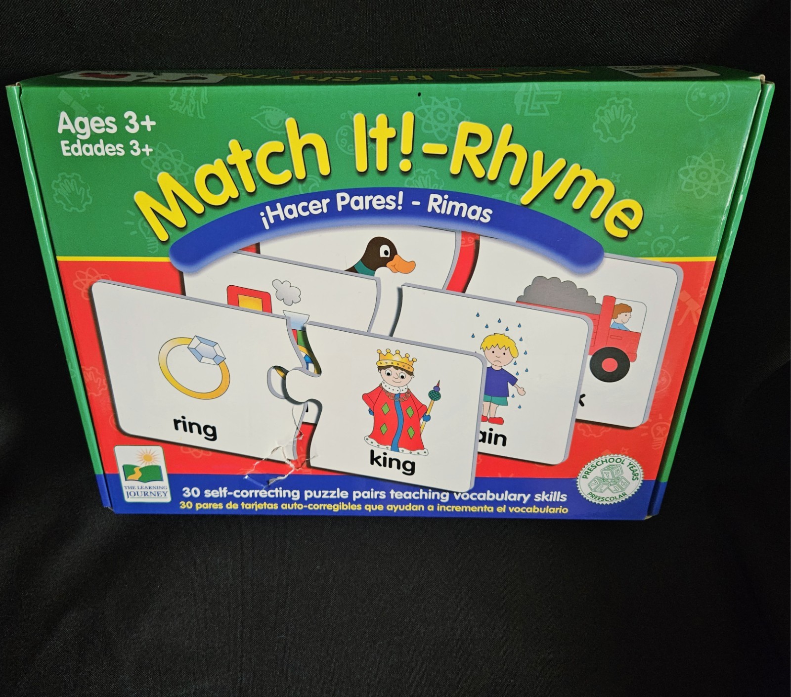 Match It The Self Correcting Puzzle Pairs By Learning Journey Complete Pre-owned