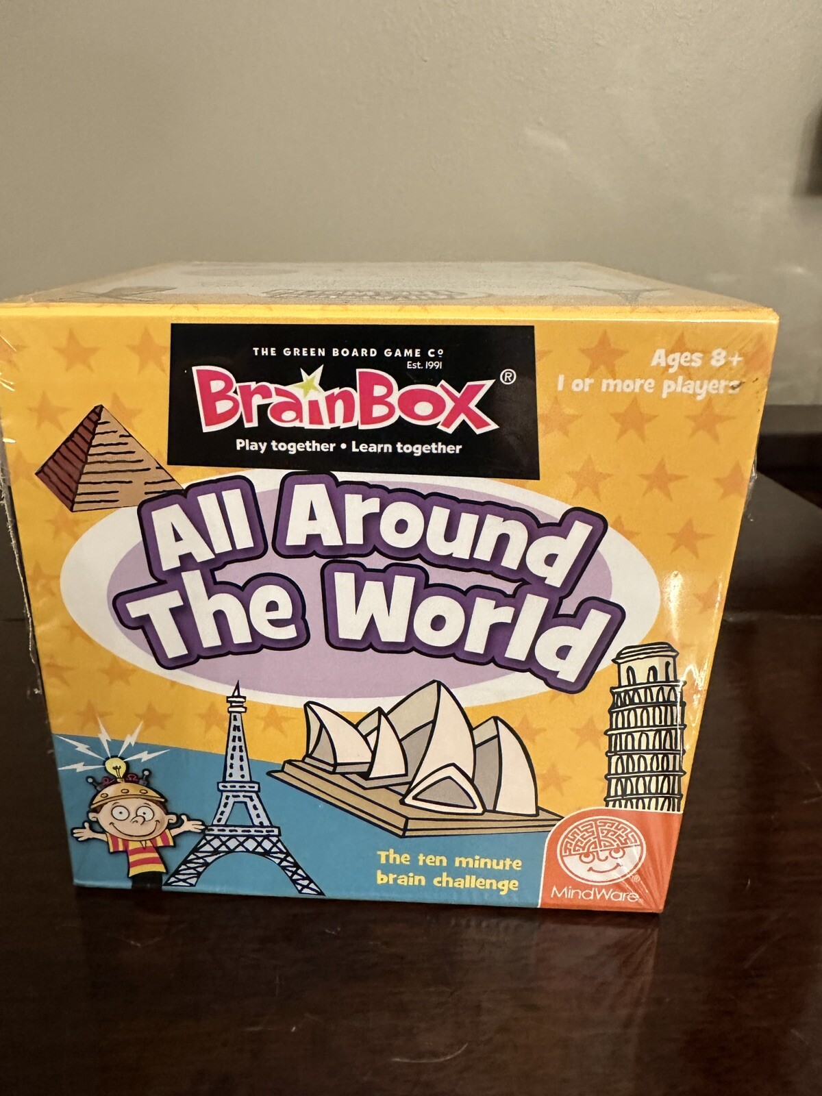 **NEW** MindWare Brain Box “Around The World” Educational Card Game.