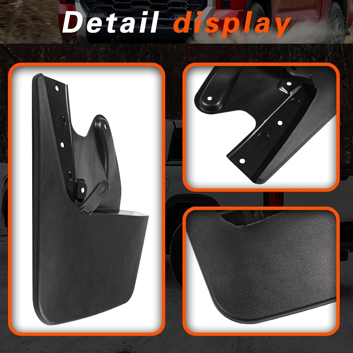 2022 Tundra Mud Flaps Compatible with 2022 2023 2024 Toyota Tundra with Hardware