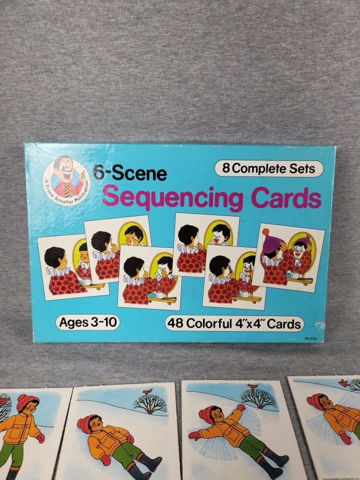 Vintage Frank Schaffer 6 Scene Sequencing Cards 8 Complete Sets 48 Cards