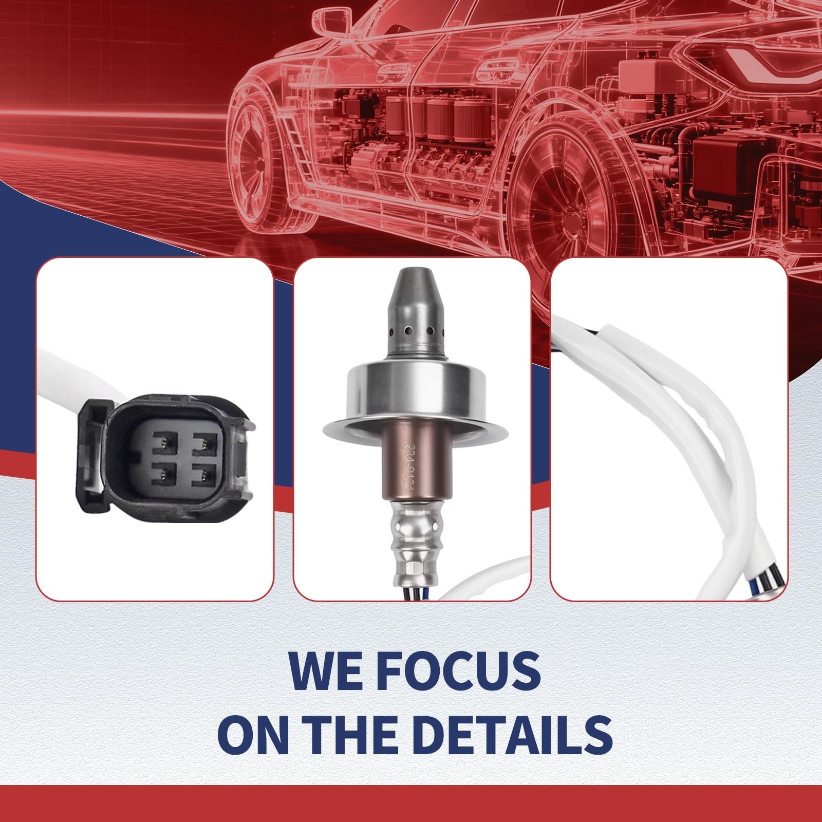 A-PEXNOVA 1PC O2 Oxygen Sensor Upstream Compatible with Honda Civic 1.8L L4 2…