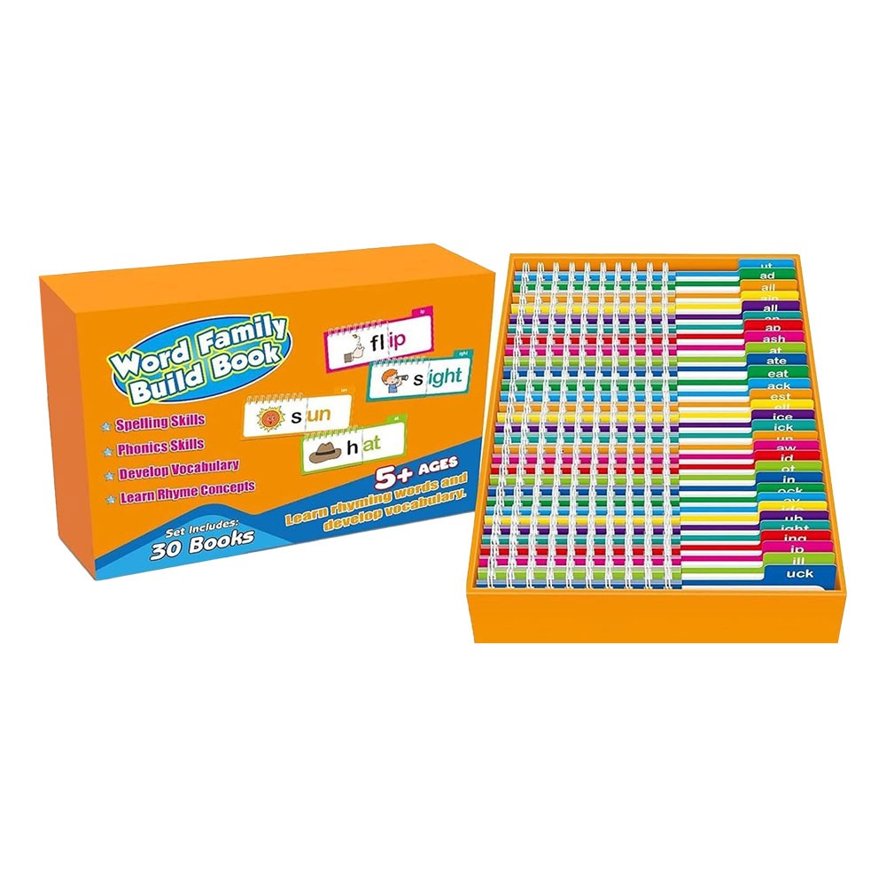 Reading Flip Book 30 Read and Rhyme Flip Book Flash Cards ABC Vocabulary CardsOY