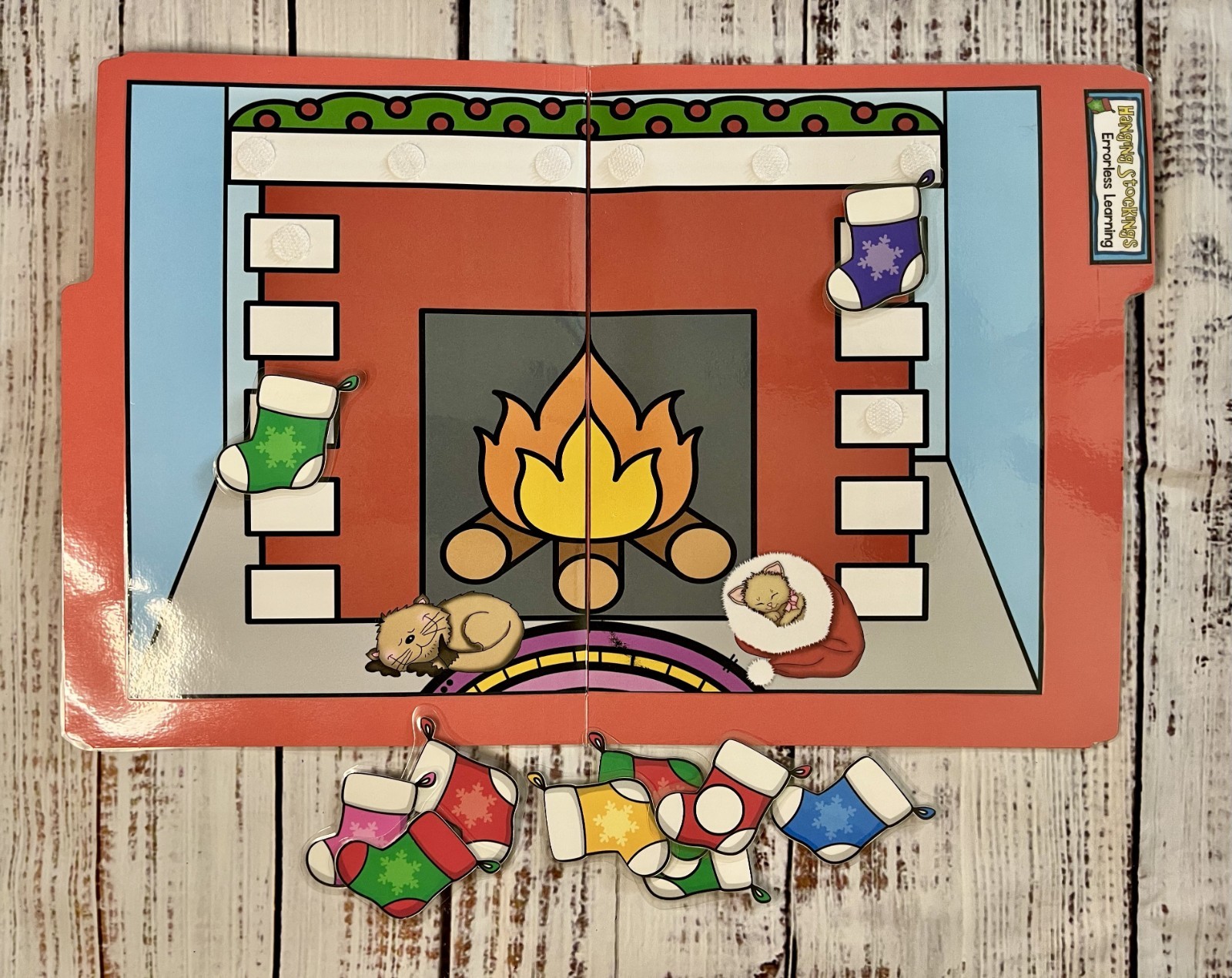 Errorless Learning File Folder Game Hanging Stocking Special Education Christmas