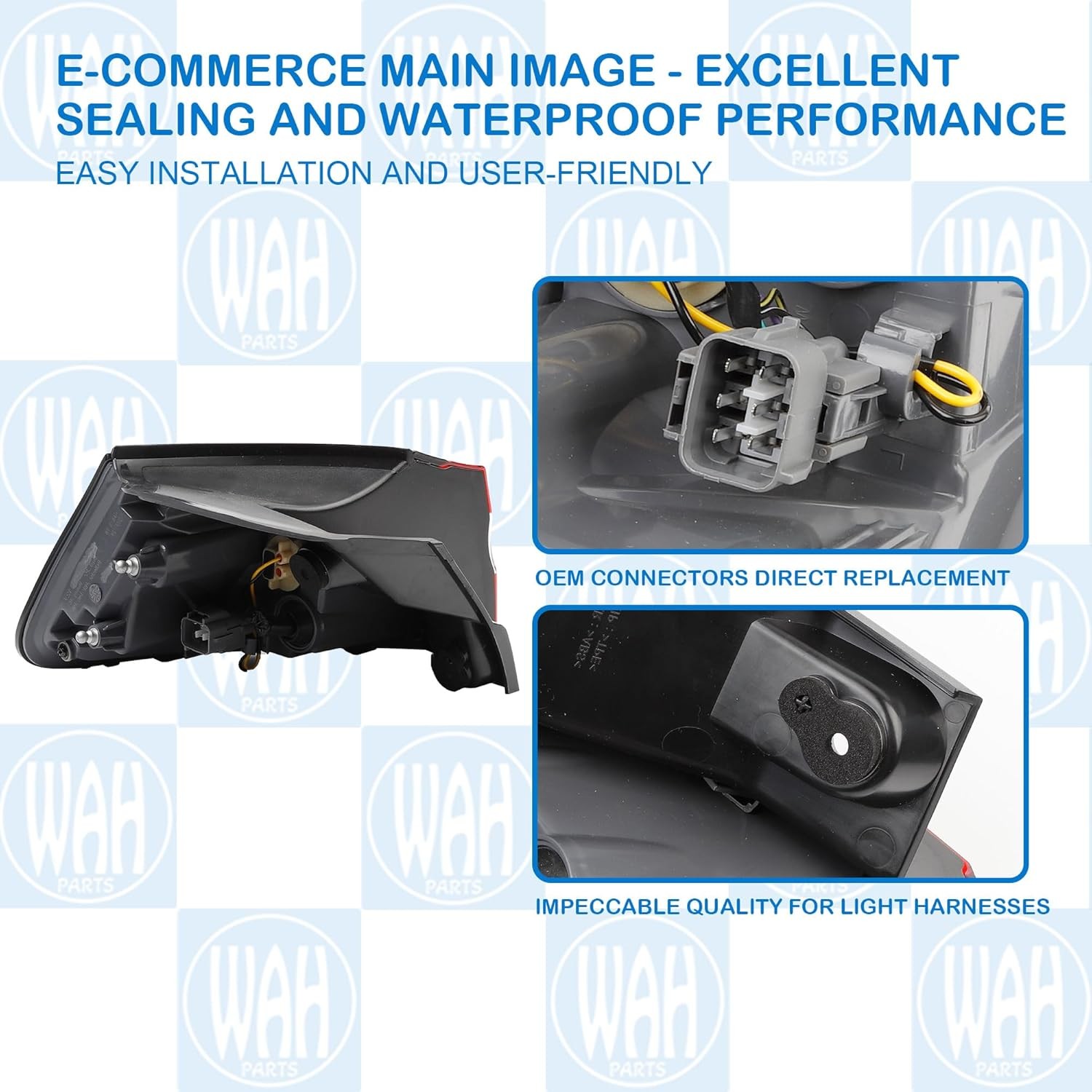 Passenger Side Tail Light Assembly Compatible With 2014-2018 Jeep Cherokee Rear