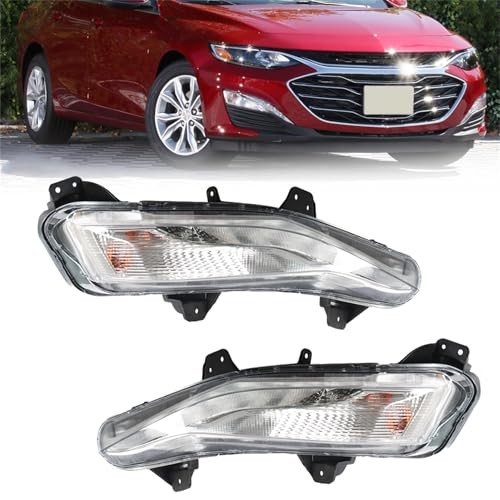2-Pack Bumper Turn Signal Lights w/DRL Fog Lamps Assembly Left + Right