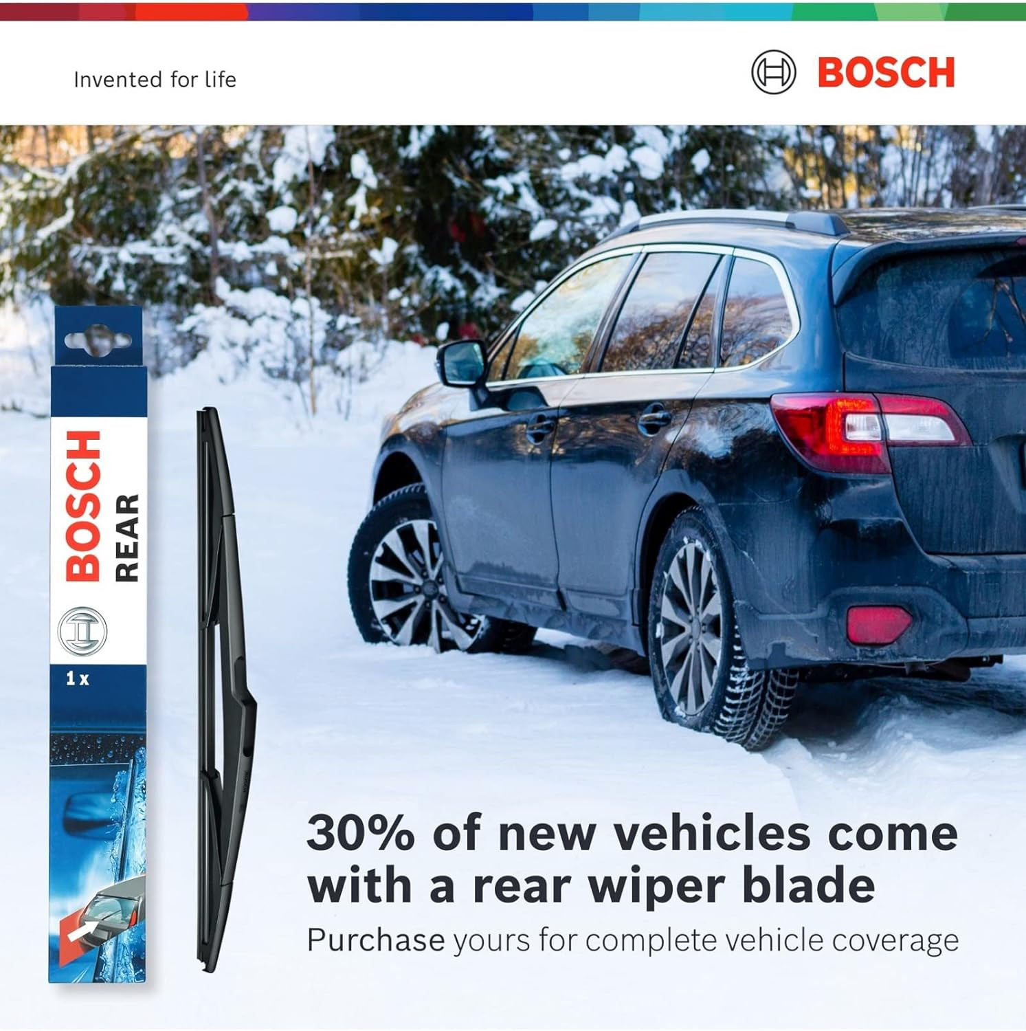 24OE21OE ICON Beam Wiper Blades – Driver and Passenger Side – Set of 2 Blades (2