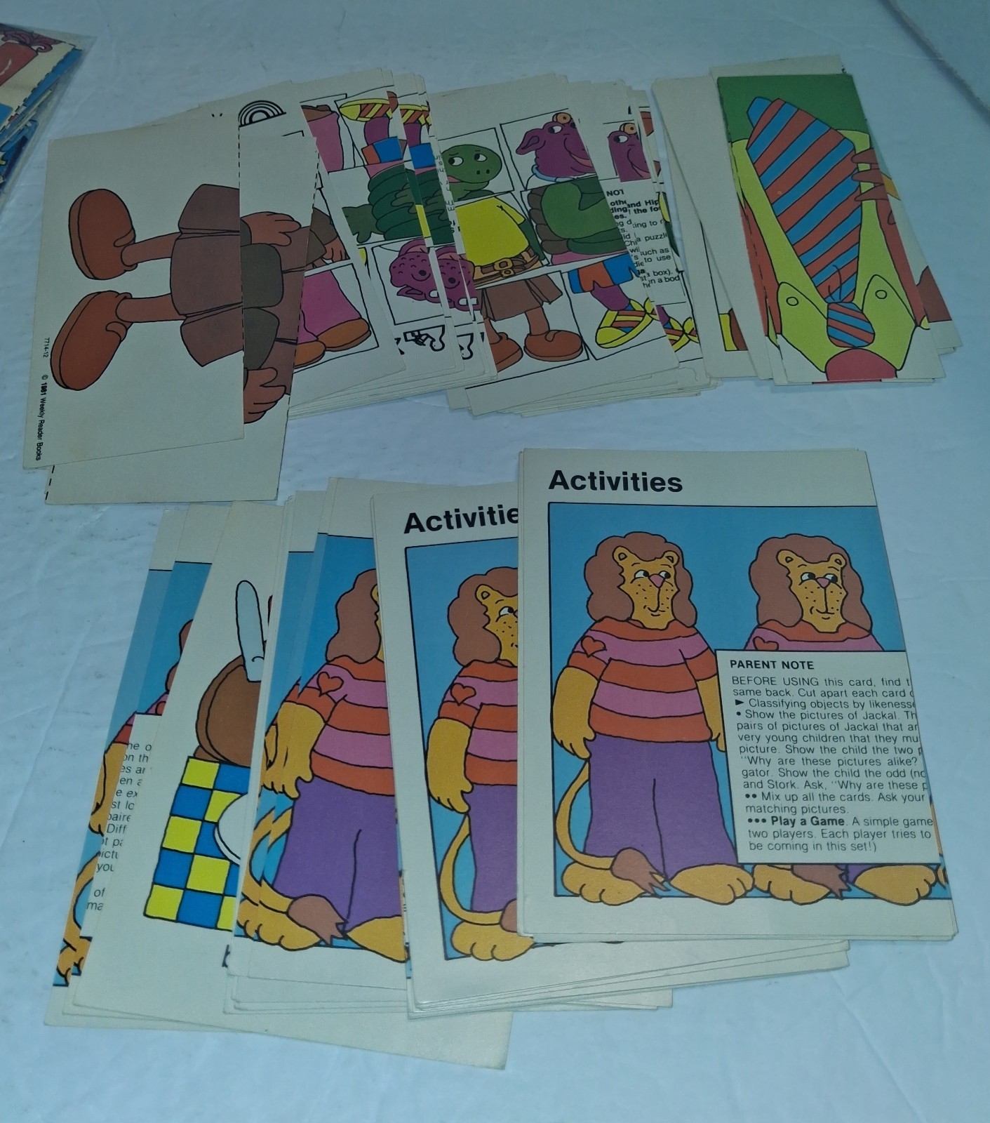 Sweet Pickles Preschool Program Lot Cards Pieces ONLY PLEASE READ DESCRIPTION!