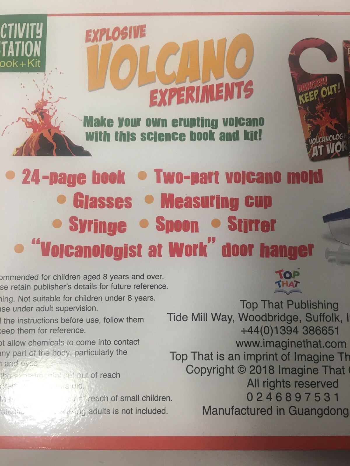 Imagine That: Explosive Volcano Expirements Kit New