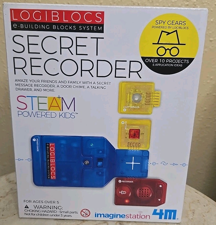 Secret Recorder (Build Over 10 Custom Circuit Systems) New In Sealed Box.