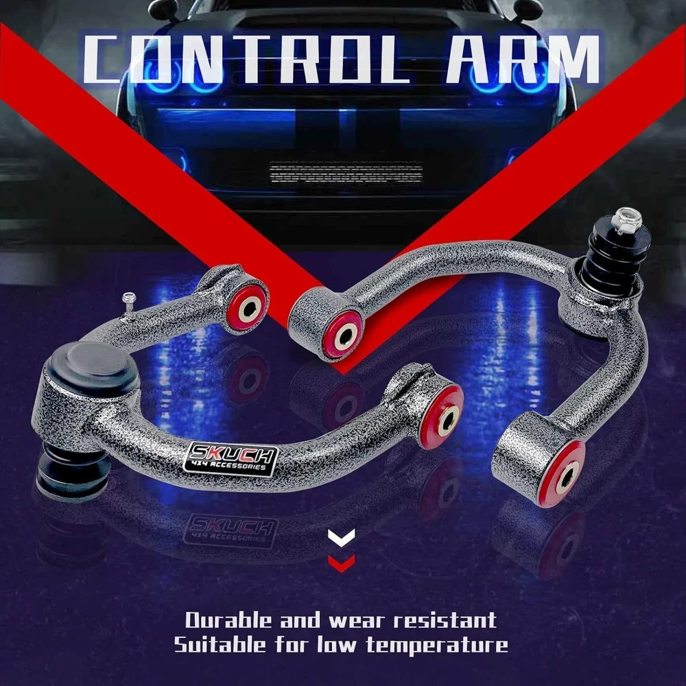Front Upper Control Arms for 1995-2002 Toyota 4Runner, 2-4” Lift Tubular Sus…