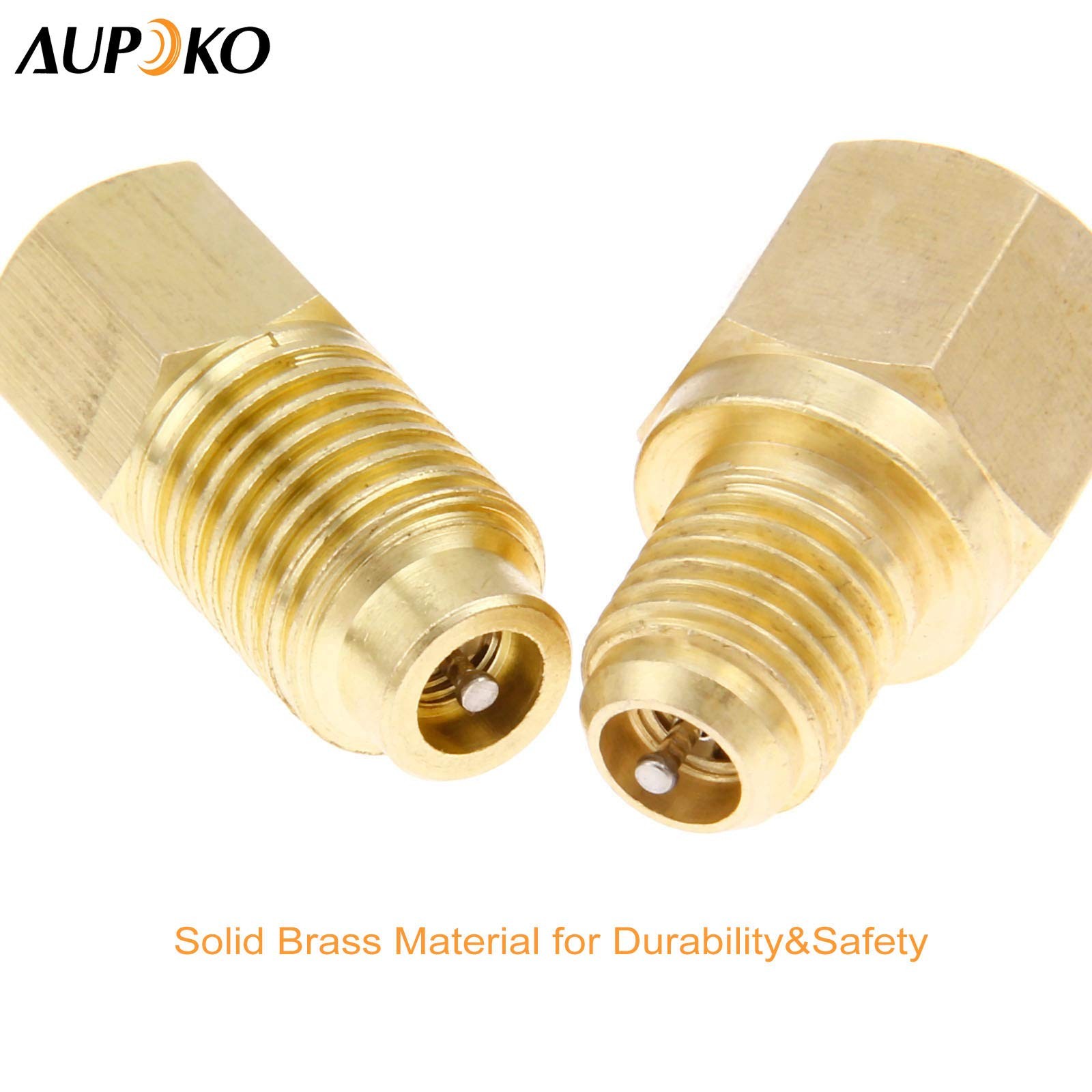 Aupoko R12 R22 to R134a Adapters, R134A Refrigerant Tank/Vacuum Pump Port Connec