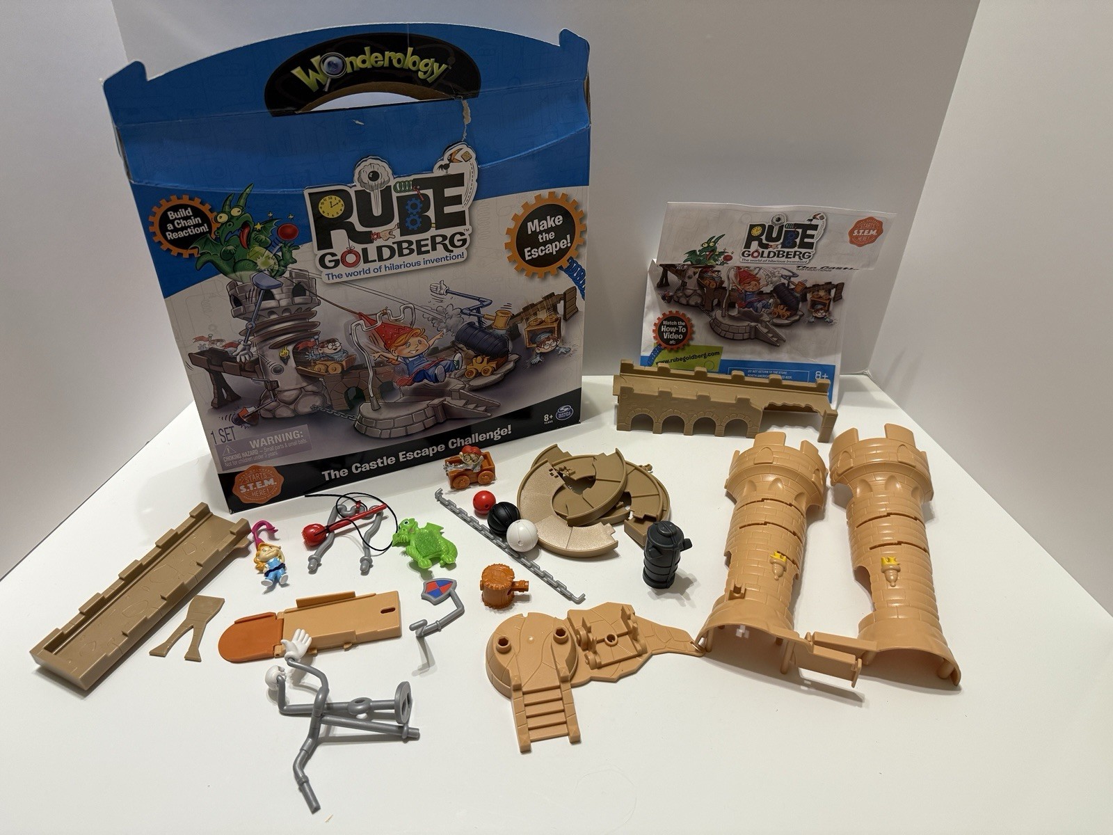 Wonderology Rube Goldberg The Castle Escape Challenge S.T.E.M. Great Condition