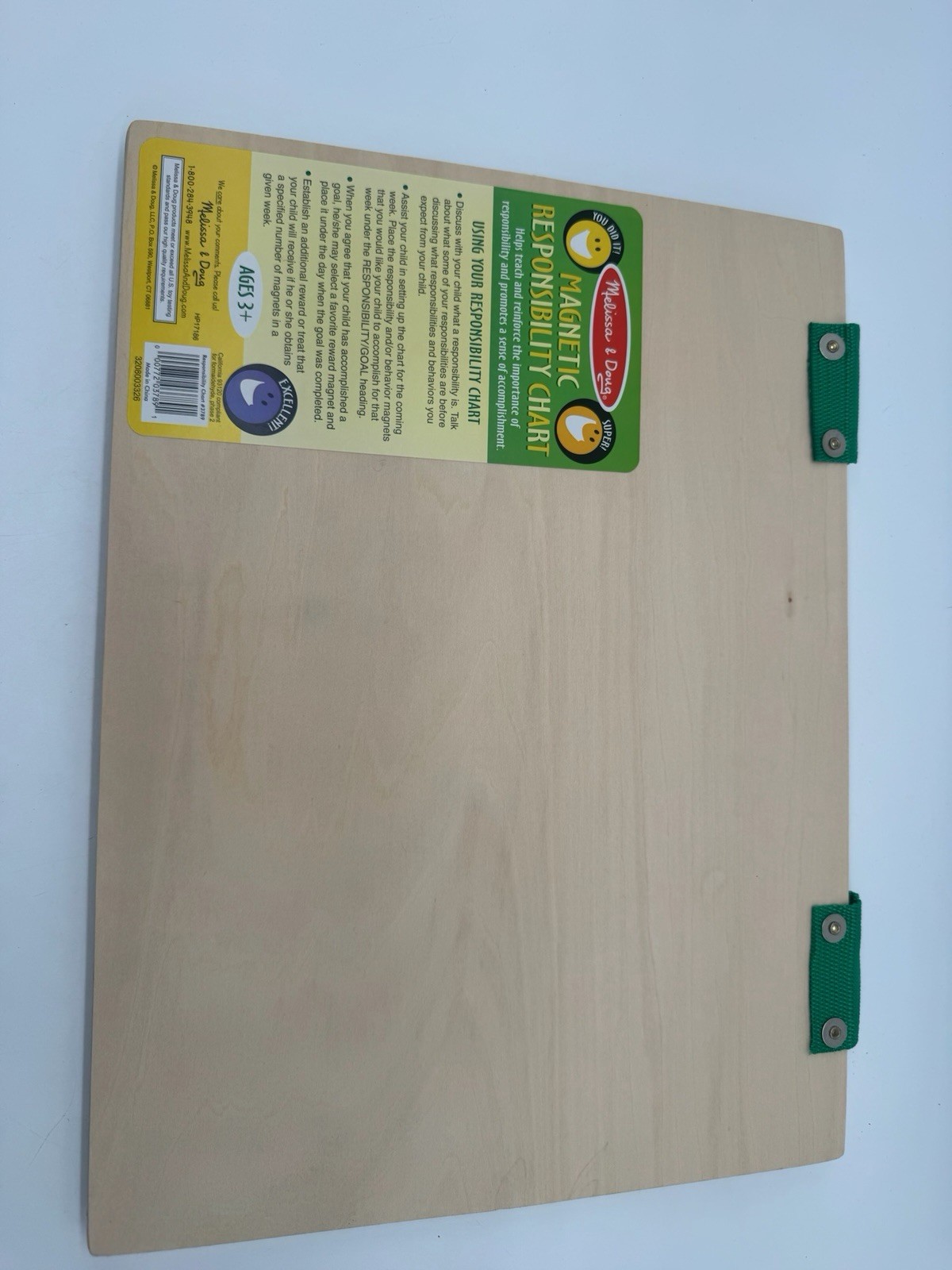 Melissa & Doug Magnetic Responsibility Chart Kids Educational Organize 63 Pieces