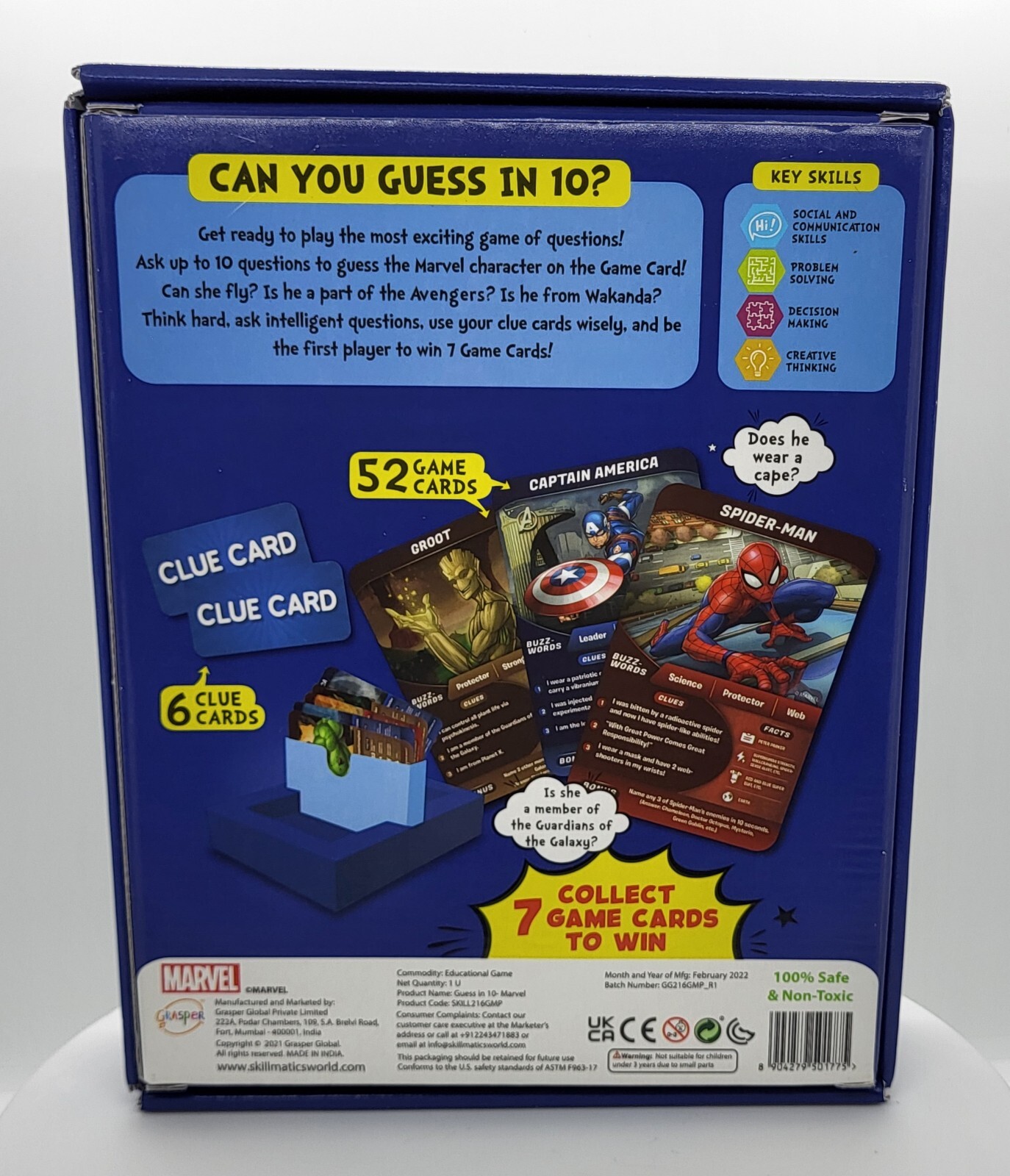 2 Board Games ☆ GUESS IN 10 MARVEL COMICS Edition & Gameflo Pickup Basketball