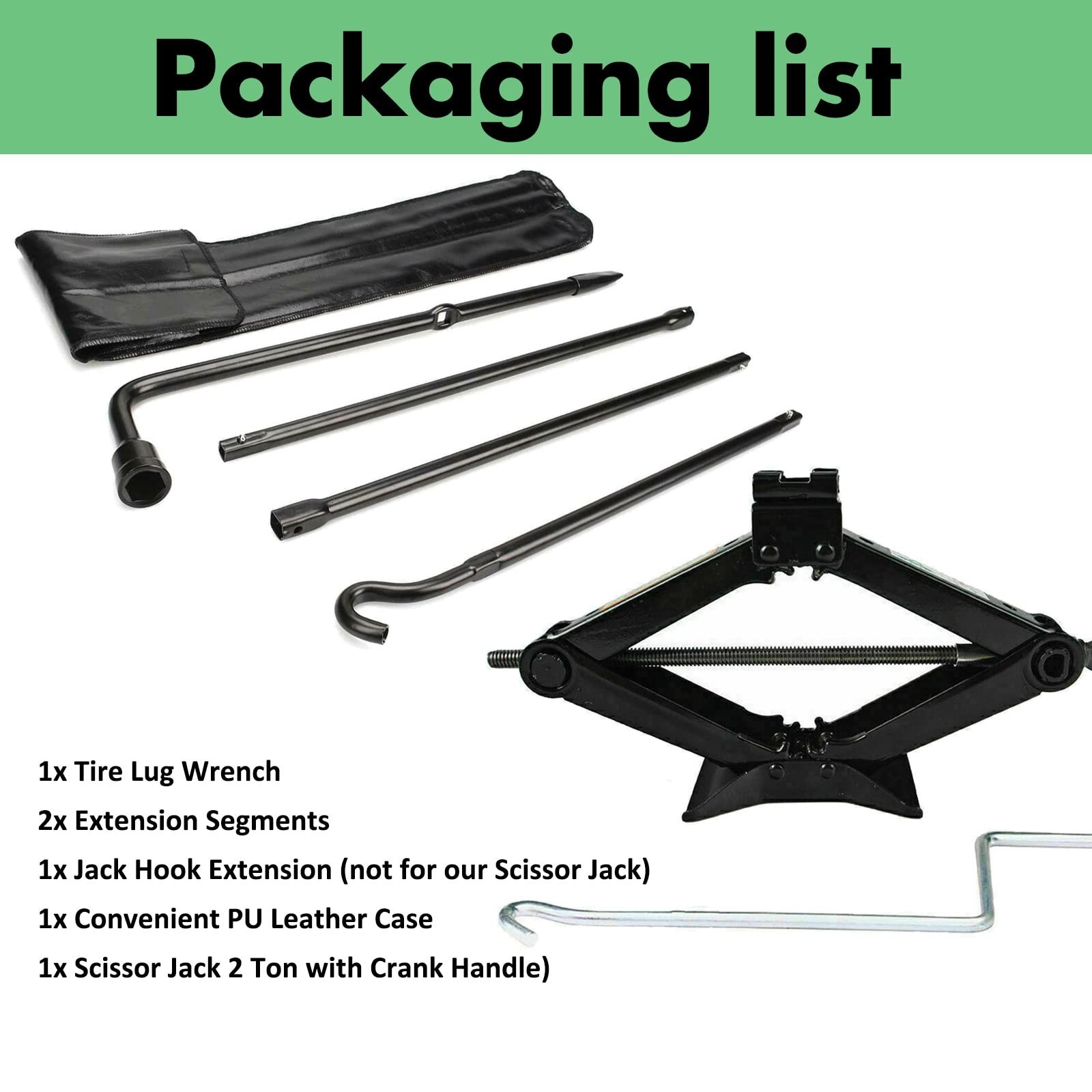 Jack Spare Tire Tool Kit fit for 2005 2006 2008 2010 2011 2012 2013 2014 Ford…