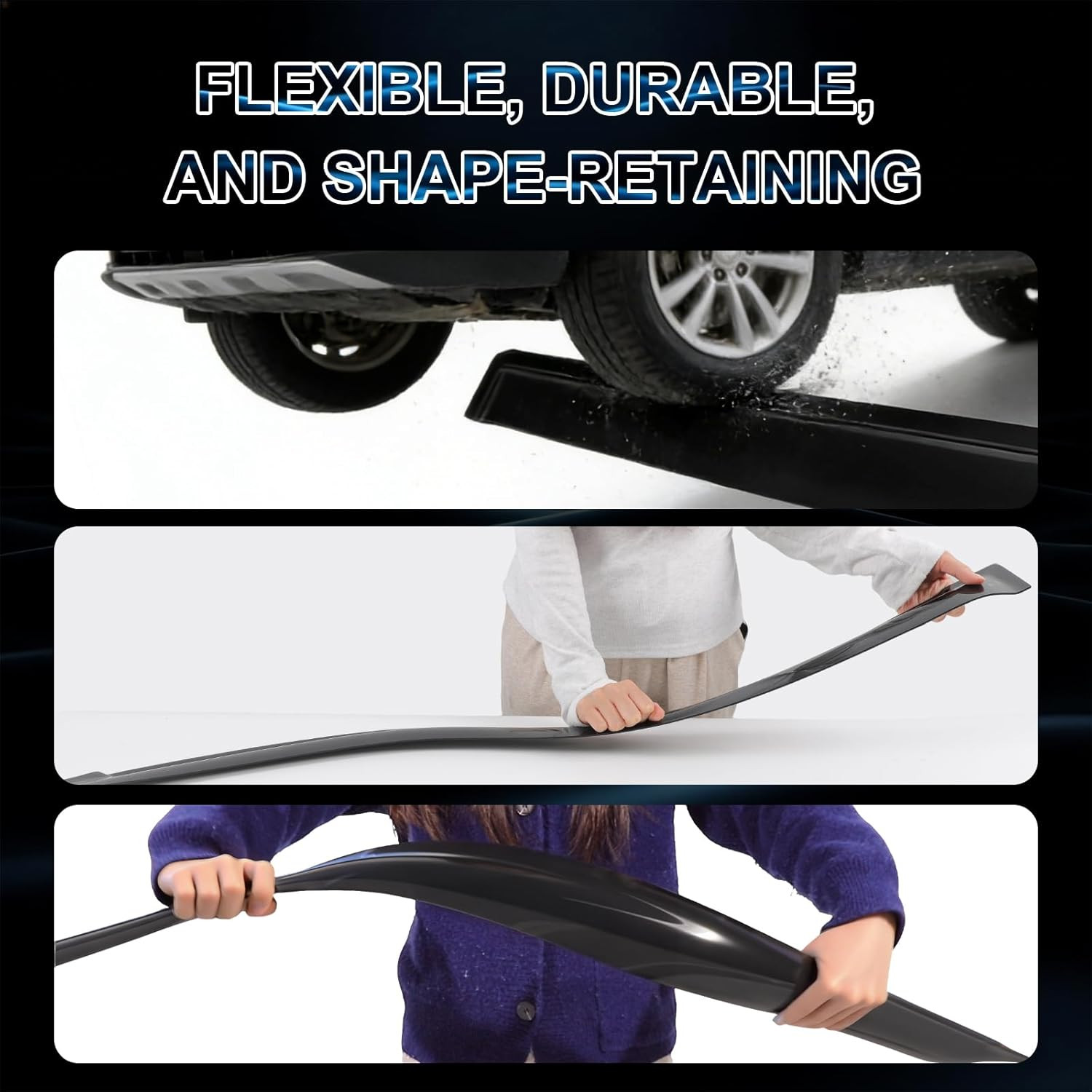 Smoked Out-Channel Window Vent Guard Rain Visors Compatible with 2011-2020 Toyot