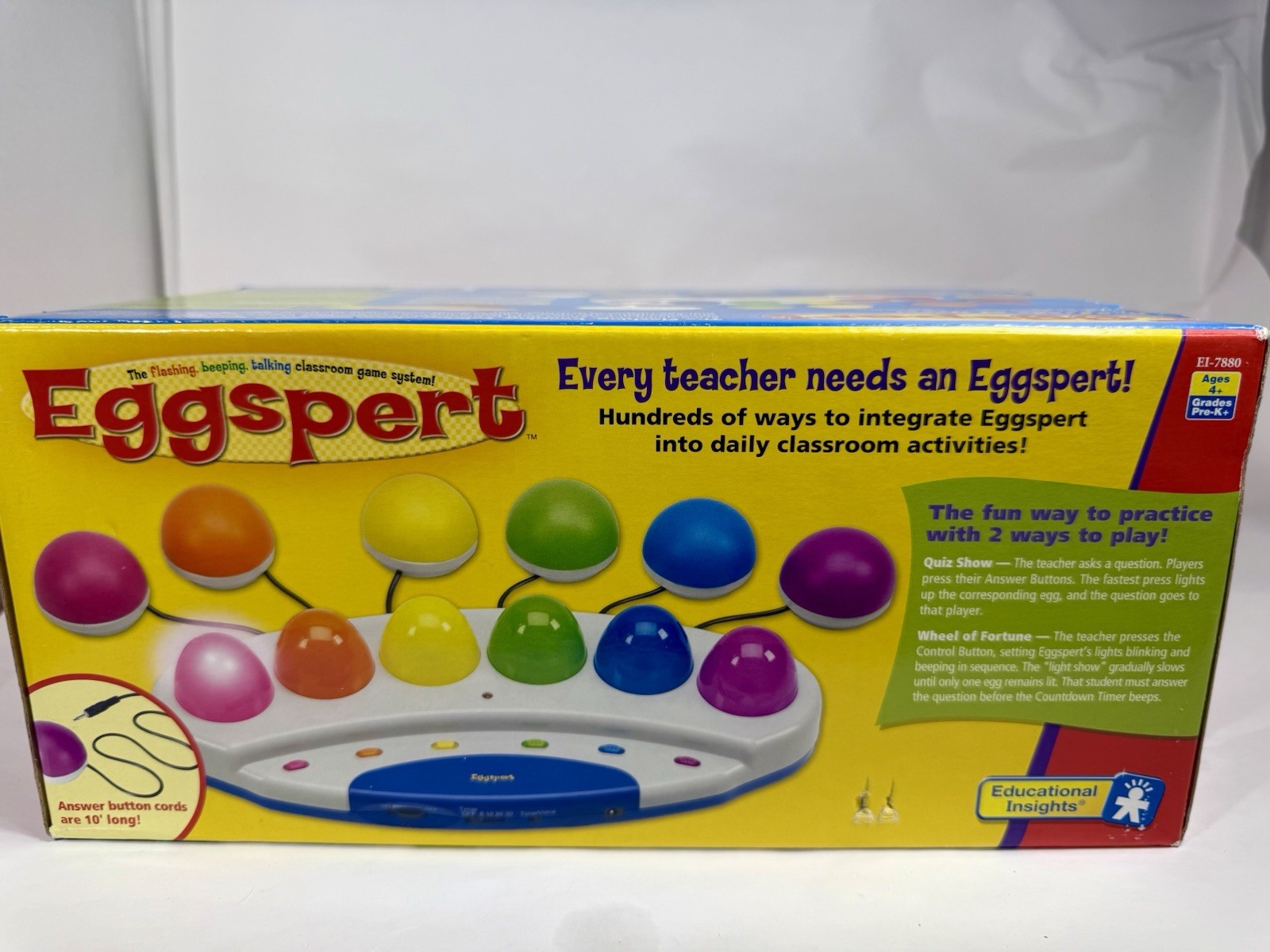 Eggspert Educational System Quiz Tool Buzzer Classroom Homeschool Game Teacher
