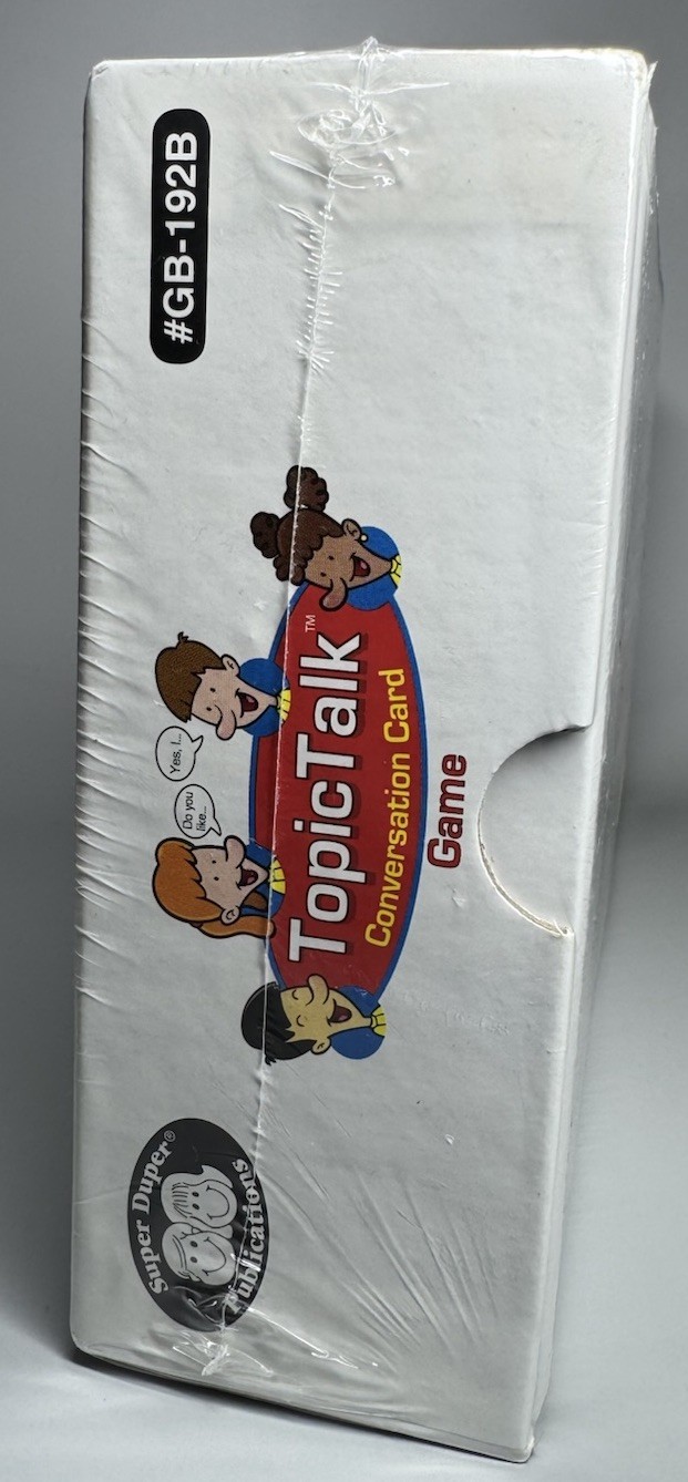Topic Talk Conversation Cards Game- Susan Pike-Speech, Language Educational NEW