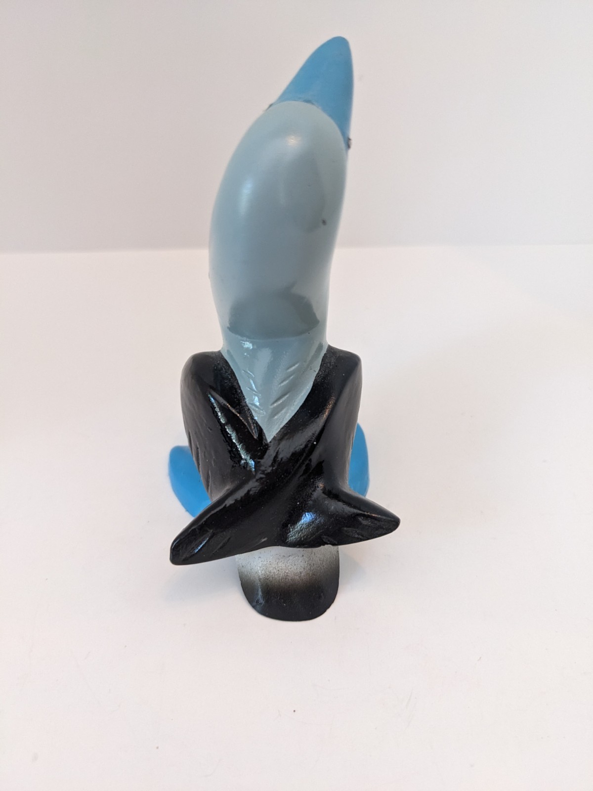Blue Footed Booby Bird Ceramic Hand Painted Figurine