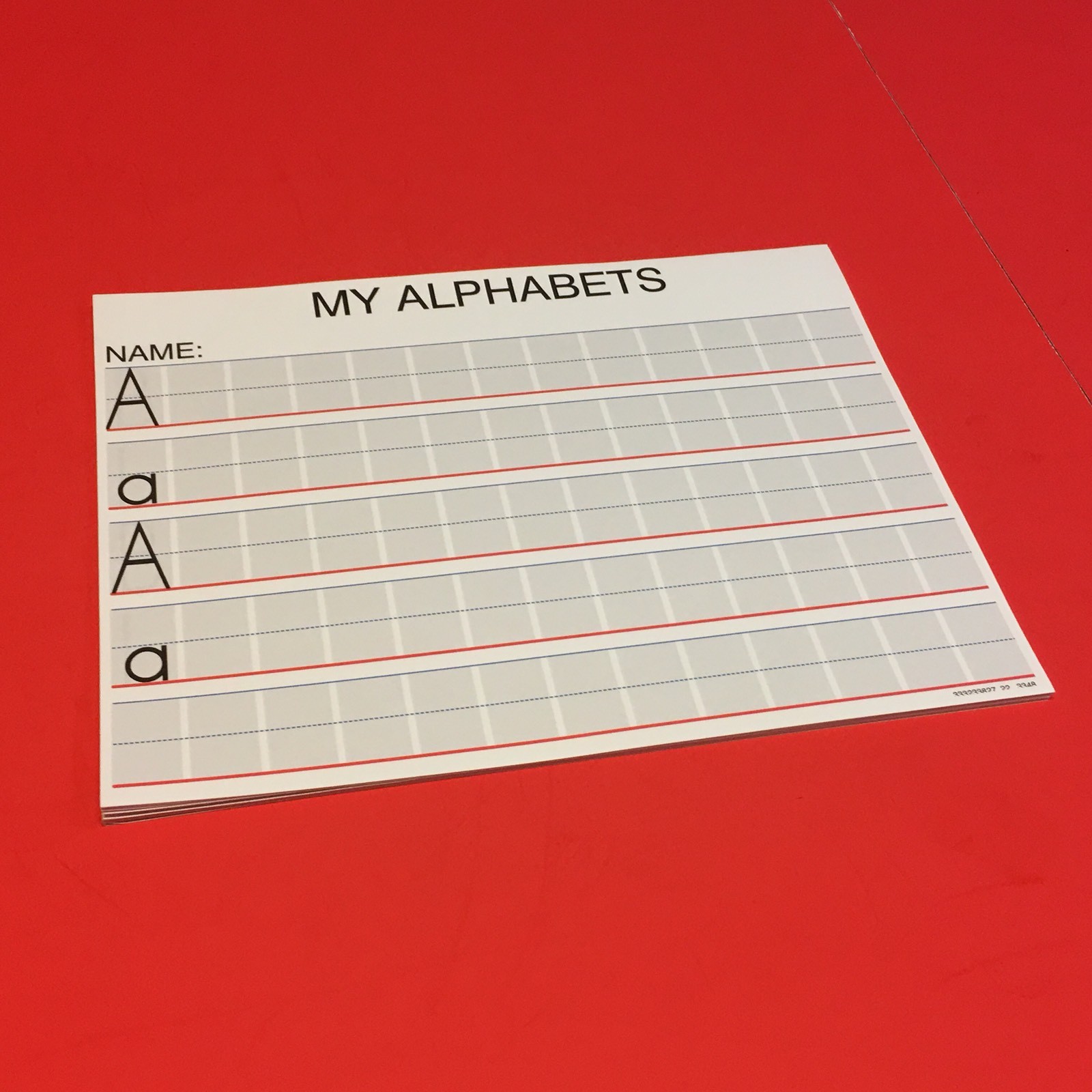 Writing Paper for Kids – My Alphabets – 11X 8.5 in, 20 lb, 25 sheets