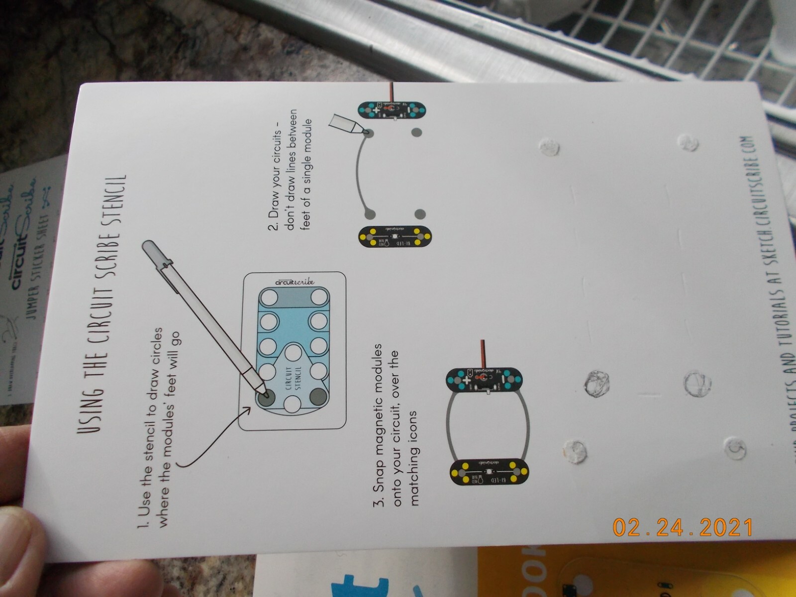 Circuit Scribe Circuit Drawing Kit, Complete, Excellent, includes new Pen