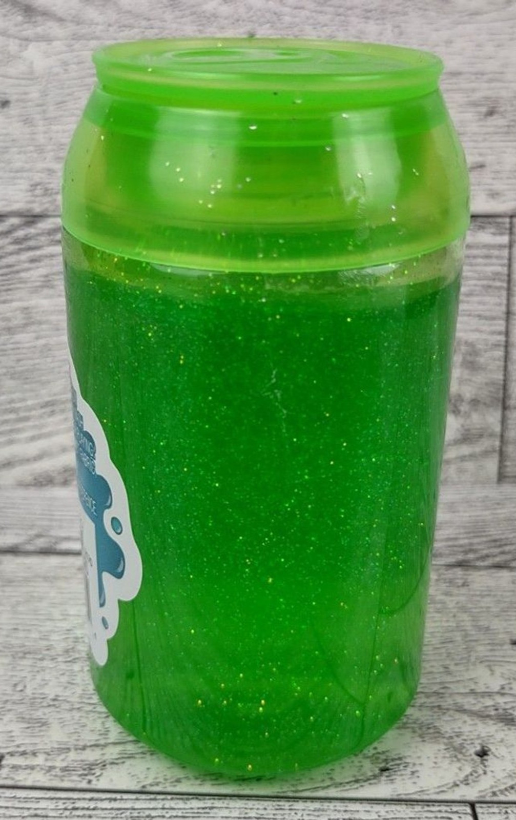 Green Glitter Slimy Slime Soda Pop Glittery Toy 4.23oz 120g Sealed ages 3+ small