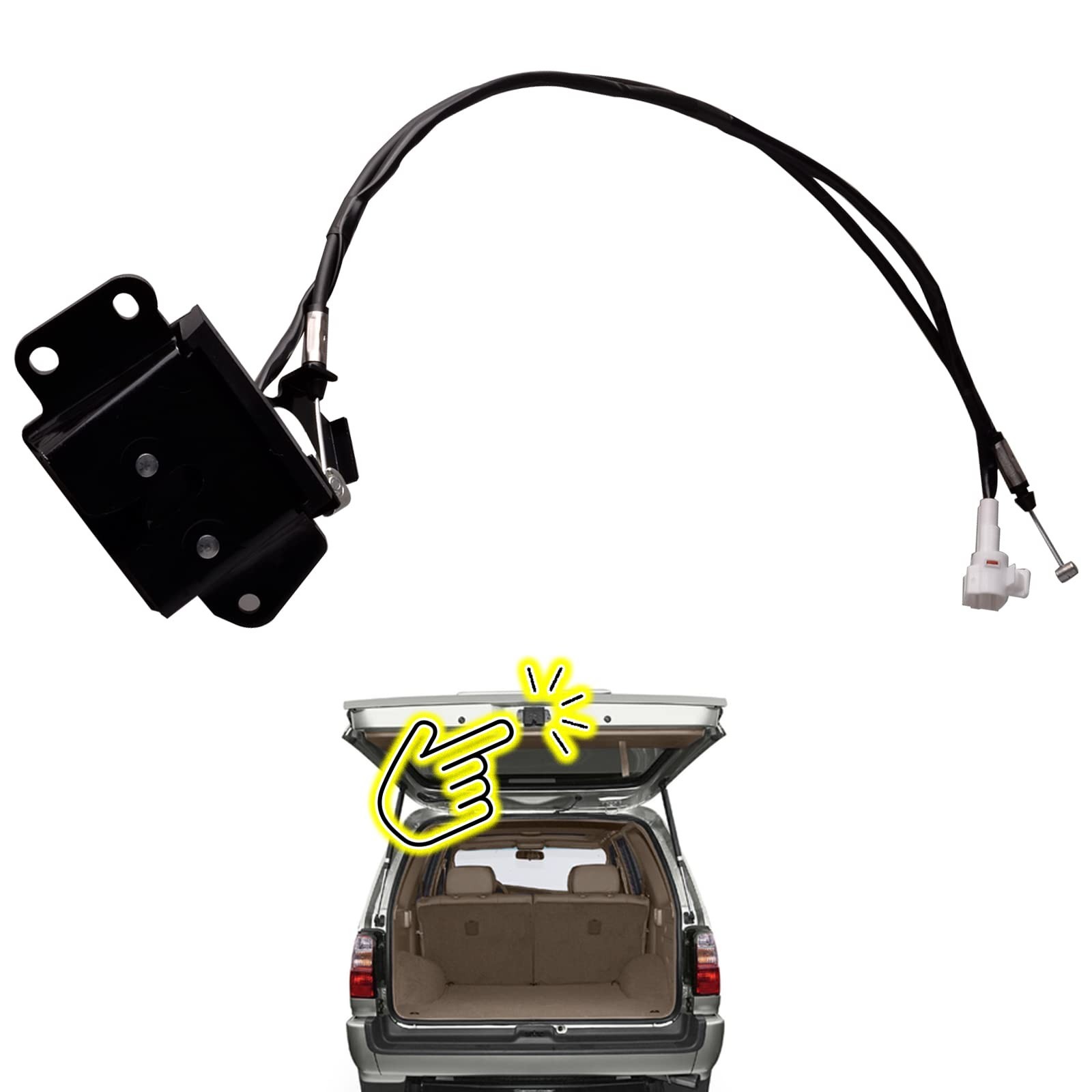 Rear Hatch Latch Actuator Compatible for Toyota 4Runner 1996-2002, Tailgate T…