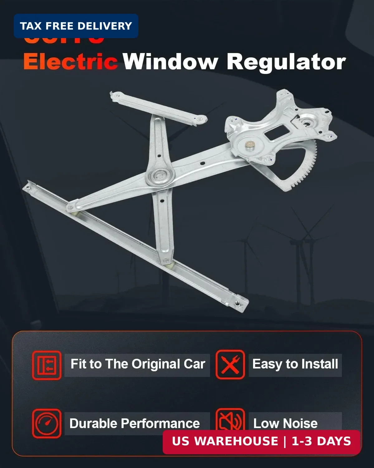cciyu Power Window Regulator Replacement fit for 2005-2010 for Scion tC 2008-201