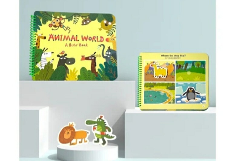 Animals And Transport Busy Books Keeprae Educational Fun Activities Develop Cord