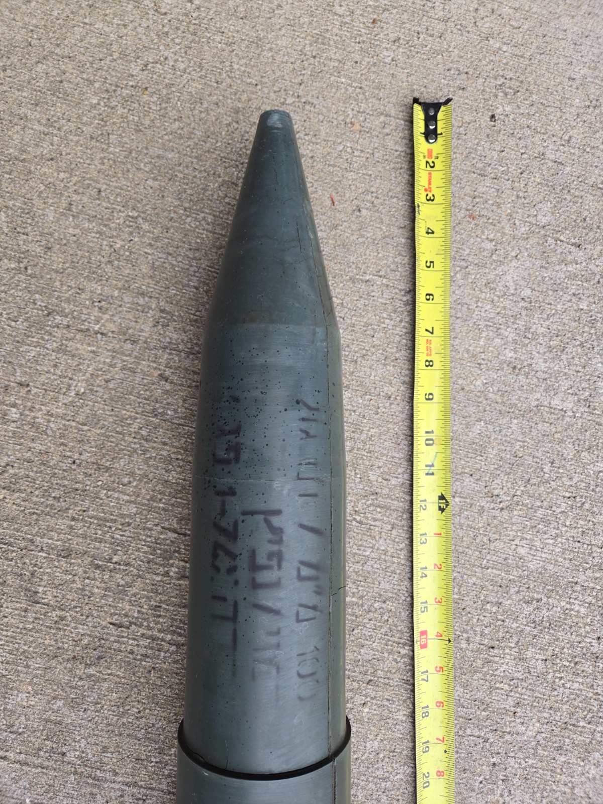 Soviet Russian T54 T55 Fake Dummy Training Tank Round Giant Bullet Mosin Nagant