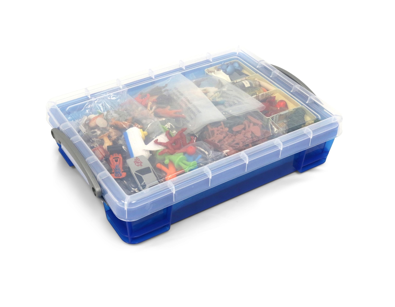 Play Therapy Sand Tray Basic Portable Starter Kit with Tray, Sand, and Miniat…