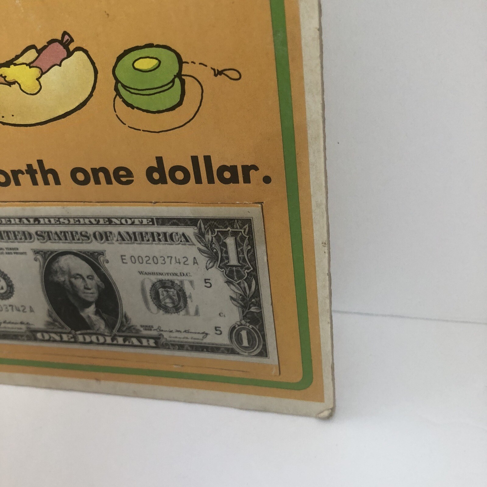 1985 Vintage Golden Step Ahead Learning Puzzle Fun with Money 4739-1