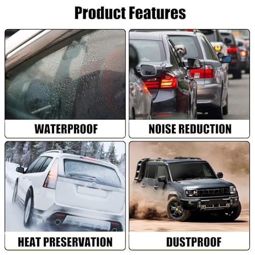 FZJDSD Front Rear Door Glass Run Channel Felt Compatible with Toyota Corolla